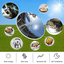 HNCXHX Concentrating Solar Cooker,Outdoor Ovens,1800w Solar Cooker Stove Kits,Foldable Solar Cooker,Camping Sun Oven Cooker Iron Bracket Solar Oven for Outdoor Backyard Patio