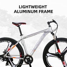 EUROBIKE Mountain Bike 29" Men Lightweight Aluminum Frame 21-Speed Bicycles for Mens Bikes (Silvery)