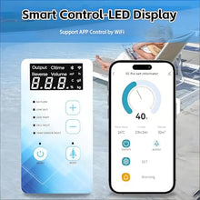 Ofyphth Salt Chlorine Machine, Pool Chlorinator System, with Smart Digital Panel, for Swimming Pools, Hydrotherapy Pools, Spas, and Hot Spring Pools. LC500A