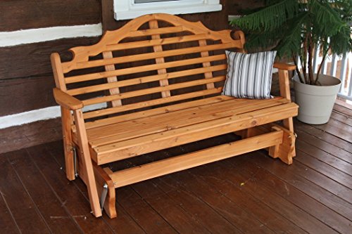 A & L Furniture Marlboro Glider Unfinished