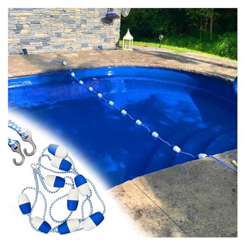 Swimming Pool Swimming Safety Partition Rope, Swimming Safety Rope Floating Safety Rope 1/2/3/4/5/6/7/8/9/493M Swimming Divider for Inground s/Beaches/Hazardous Areas, Equipment for Swimming