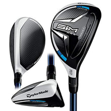 TaylorMade SIM MAX Hybrid #4 22 Degree Loft Right Hand Stiff Flex Titanium Black Blue