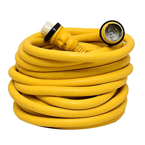 Marinco 50Amp 125/250V Shore Power Cable 50' Yellow