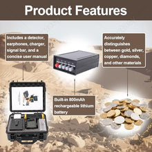 QianCruxtacy Gold Detector Underground,324.8 Ft Range Gold Finder,Ground Penetrating Radar Scanner,Automatic Rotation Scanning,Abs Engineering Material,for Gold Silver Copper Diamond