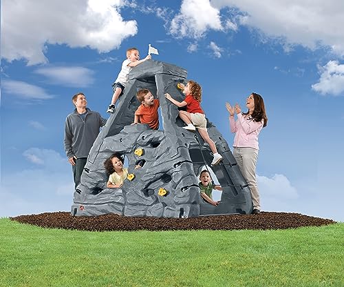 Step2 Skyward Summit Kids Climbing Wall Playset Gray