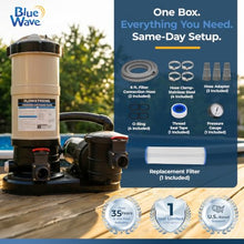 Blue Wave FlowXtreme 0.9 HP Above Ground Pool Pump and Filter Combo
