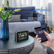 APP Intelligent Color Screen Automatic Timing Alarm Clock Multi-Functional Weather Station Forecast
