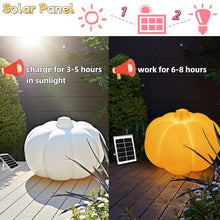 MIXL-Solar Outdoor Garden Lights, Solar Halloween Pumpkin Yard Light, IP54 Waterproof Outdoor Lights, Solar Power Yard Lights for Garden, Backyard, Courtyard, Lawn, Patio