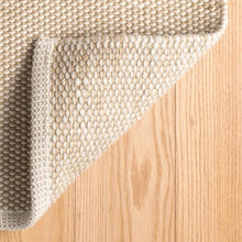 Dash & Albert Pebble Natural Solid Handwoven Rug, 9'6"x13'6"