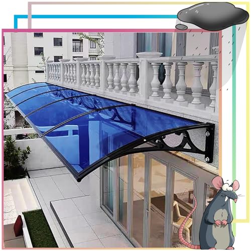 Window Awning Door Canopy Window Awnings Awnings for Patio Rain Snow Protection Cover Shade Canopy Patio Awning Outdoor Canopy, Door awnings for Garden/Porch/Window/Balcony 100x500cm/39x197in A
