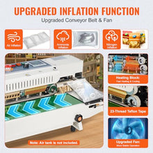 VEVOR Continuous Bag Band Sealing Machine 0.24-0.47 in Seal Width White