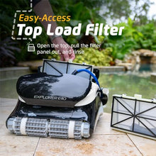 Dolphin Explorer E40 Wi-Fi Robotic Pool Vacuum Cleaner Black