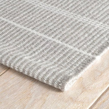 Dash & Albert Samson Grey Striped Handwoven Indoor/Outdoor Rug, 8'6"x11'6"