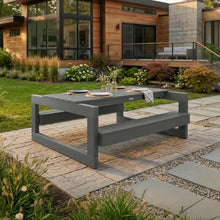 highwood Monroe Modern Picnic Table, Coastal Teak