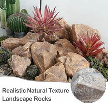 GFXYQPDNV Realistic Fake Rocks for Yard, Artificial Landscape Solid Fake Rocks, Outdoor Faux Rock Cover, PU Foam Decorative Cover, Decorative Stones for Landscaping Lawns and Gardens