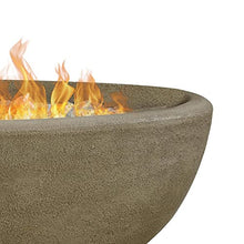 Lakeview Creekwood 48-Inch Oval Natural Gas Fire Bowl - Glacier Gray - (Ships as Propane w/NG Conversion Kit) - SC-590NG-GLG