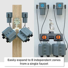 LinkTap Q1 4-Zone Wireless Water Timer & Gateway, Equals Four G2S Smart Hose Timers