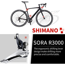 SAVADECK Aluminium Road Bike R8 700C Black Red