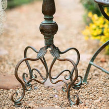 Asiwnshw Antique Patio Side Table, All-Weather End Table, Outdoor Bistro Tables, Portable Coffee Tables End Table, Outdoor Decorative Garden Stool for Porch Yard Balcony Deck Lawn