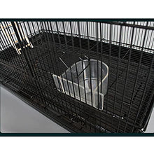 QTBH Flight Cage Large Parrot Cage Home Bird Cage Large Paired Cage Pigeon Budgerigar Breeding Cage Suitable for Bird Breeding Canary Parakeet Love Bird Bird Cage (Color : White)