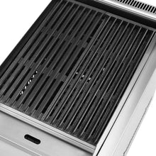 Commercial Gas Grill Adjustable Temperature Stainless Steel Heavy Duty Countertop Gas Grill with Large Grill Pan