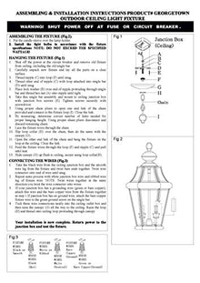 Livex Lighting 2365-04 Georgetown 3-Light Outdoor Hanging Lantern, Black