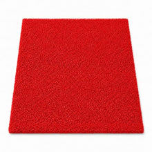 FloorTags Vinyl Mesh Mat 4' x 15', 1/2" Thick, Red