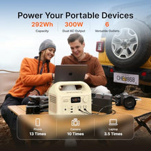 Jackery Portable Power Station Explorer 300 Dune White, 292Wh
