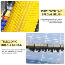 Solar Panel Cleaning Brush with 100cm Roller Brush and 4 8m Telescopic Pole Super Cleaning Power for Outdoor Washing