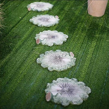 Etlegor Garden Stepping Stones Set, Lotus Pedal Stone Garden Path Concrete Decorative Stones Creative Garden Courtyard Lotus Decoration (Color : 3PCS, Size : 32x32x2cm)