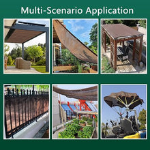 Sun Shade Cloth Privacy Screen, Sun Shade Cover Net Mesh Tarp with Grommets, Resistant Garden Sun Shade Netting, for Greenhouse, Plant Cover, Chicken Coop, Patio