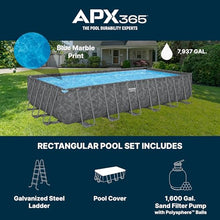 Bestway APX 365 24' x 12' x 52" Above Ground Pool Set with Sand Filter Pump