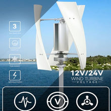 ,White,12V,4500W Wind Turbine Vertical Wind Generator Kit ﻿