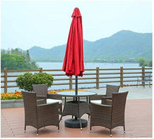 QZQHNYJ Outdoor Garden Parasols Garden Umbrella Parasol, 2.7M Tilting Parasols With Crank Handle, Adjustable Tilt Mechanism, Uv Protection, For Outdoor Balcon