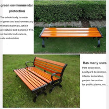 ERoomQ Outdoor GThe Bench,Patio Bench Park Bench Outdoor Conversation Couch, Outdoor Bench, Balcony Lounge Bench with Backrest Bench (1.5m)