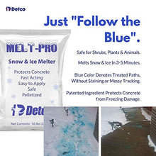 Detco Snow & ICE MELT - Pallet (49 Bags) - Unique Polymer Formula-Big- 50lb Bag, Safe Around Pets, Lawn, shrubs, Sidewalks, porches and driveways.