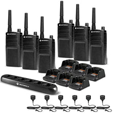 Motorola Solutions 6 Pack RMU2040 On-Site 2-Way Radio Bundle with Charger & Mics