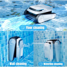 Pool Vacuum for Inground Pools and Above Ground Pools, Wall Climbing Pool Cleaner Robot (40GPM-150LPM) Power, Smart Navigation, Ideal Pool Vacuum Robot for Wall, Waterline, Floor 24/7 Customer Support
