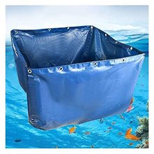 Fish Pond,Aquarium Pool Pond,Ponds,Canvas Fish Tank with Grommets,Foldable Emergency Water Storage Pool,Portable koi Pond,Large Aquaculture Pool,for Emergency Water Supply and Drought Resistance ( Col