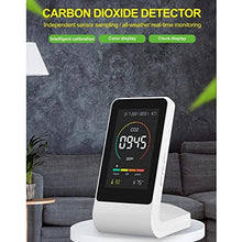 ASWRTYJO 3-in-1 Intelligent Carbon Dioxide Detector Lightweight Measuring Tool Indoor Air Quality Monitor Thermometer Hygrometer