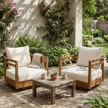 WDYLWFHW 360 Outdoor Swivel Chair Set of 2, Patio Chair with 7" Cushion