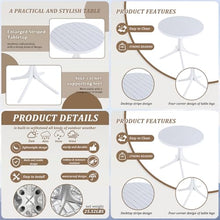 Trygoal 3-Piece Indoor/Outdoor Bistro Set, Weatherproof Patio Furniture Set with Round Slatted Table & 2 Mesh Chairs, Modern Lounge Chairs with Non-Slip Feet for Balcony, Backyard, Garden, Pale Green