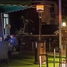 Gas Heater Fast Heating Radiator Safe Low Energy Dumping Protection Floor Standing with Wheels Garden Wedding Energy EfficientOutdoor Patio Heater- 224cm(88in)