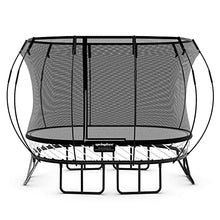 Springfree Compact Oval Trampoline 6x9 ft Black