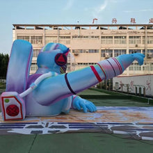 HOAELOS Giant Inflatable Astronaut 20 Feet with Built-in LED Lights