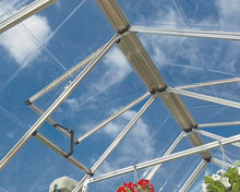 Palram - Canopia Snap & Grow 8' x 12' Polycarbonate Greenhouse, Silver