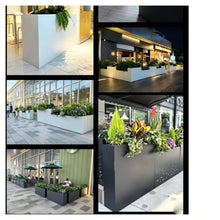 KHUTRW3D Outdoor Outdoor Planter Box Partition Flower Bed Storefront Fence Flower Box