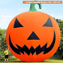 OZIS Giant 20Ft Premium Inflatable Pumpkin Decoration with Blower Orange