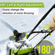 Electric Brushless Snow Blower Cordless,20in Clearing Width 4Batteries