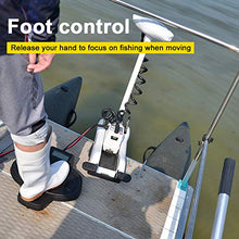 AQUOS HASWING 12V 55LBS 54inch Bow Mount Trolling Motor with Remote Control White